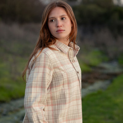 Women's Every Day Elite Flannel Shirt- Lighthouse White