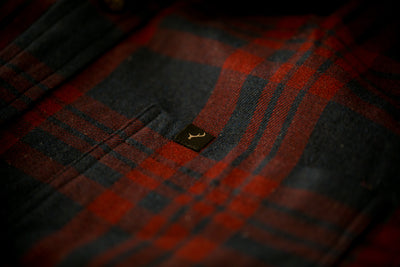 Men's Cypress Every Wear Flannel Shirt- River Red