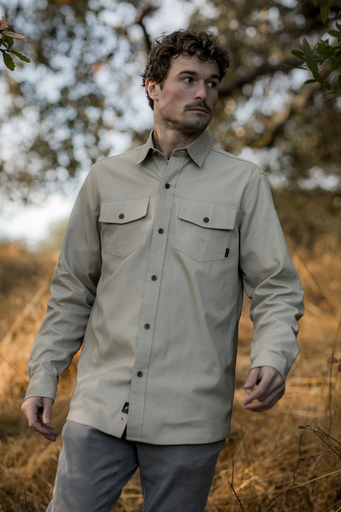 Men's Leon Workhorse Shirt - Tulsa Tan Pincord