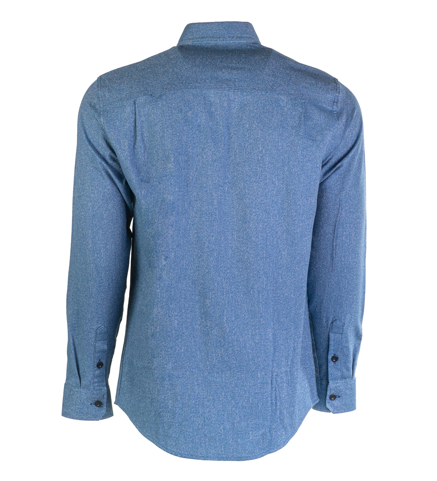 Men's Cascade Shirt - Biscayne Blue Twill – Pladra