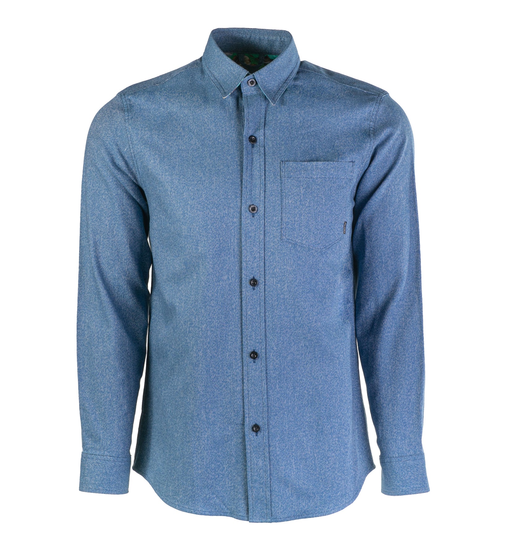 Men's Cascade Shirt - Biscayne Blue Twill – Pladra