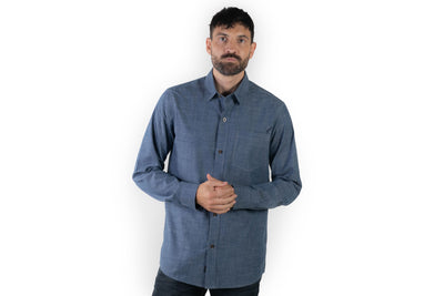Men's Cascade Shirt - Indigo Blue Chambray