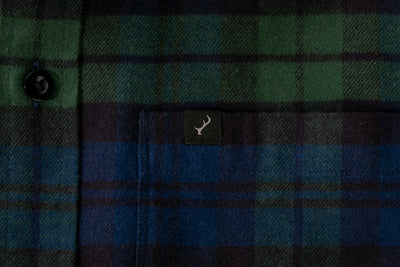 Men's Elli Every Day Flannel Shirt- Bolinas Blue