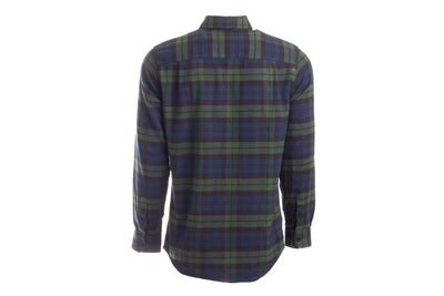 Men's Elli Every Day Flannel Shirt- Bolinas Blue