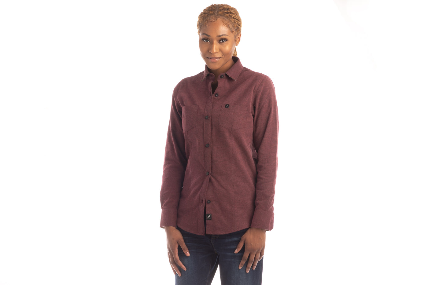 Women's Cascade Twill Shirt - Boulder Burgundy