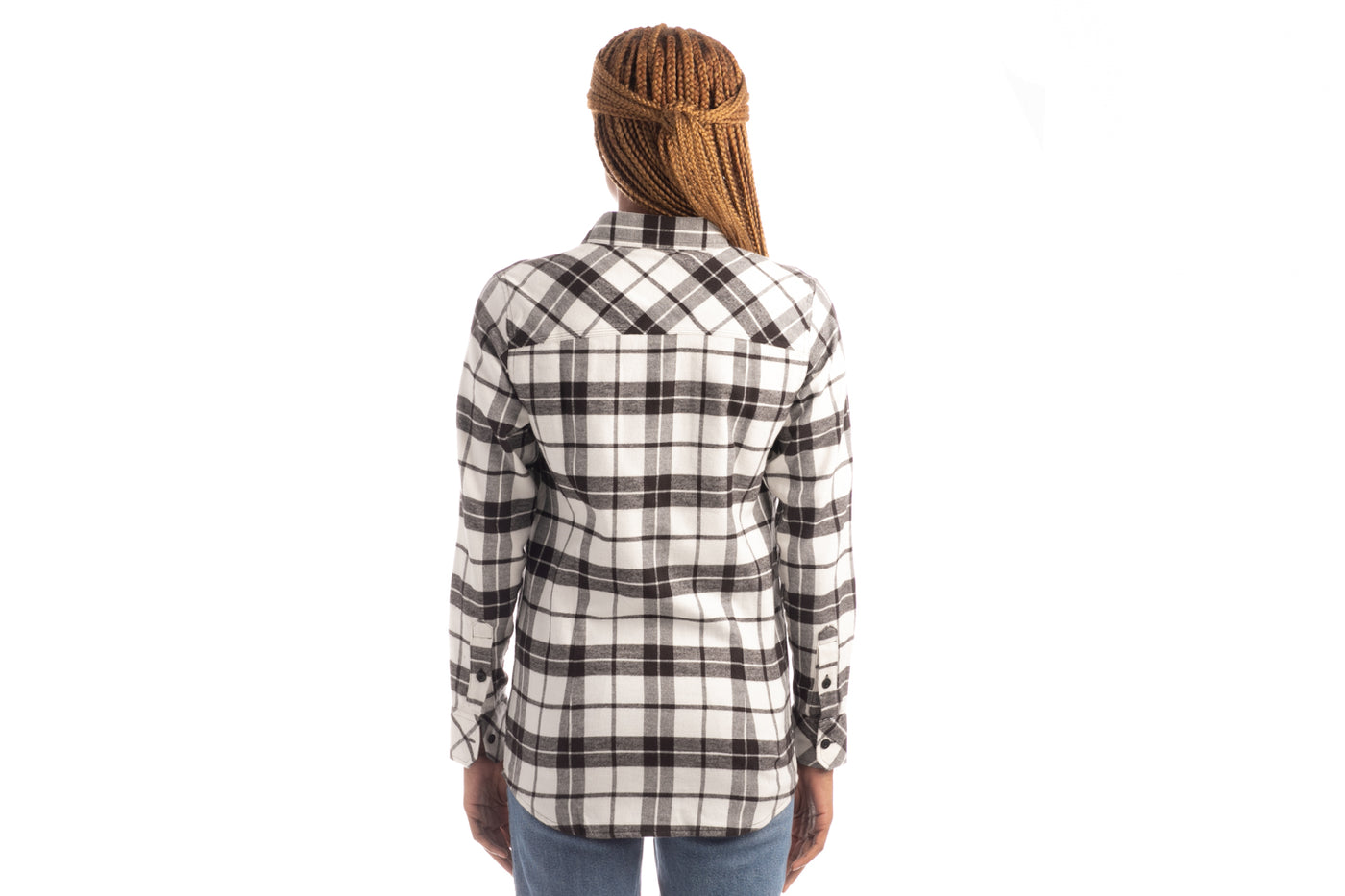 Women's Every Day Flannel Shirt- Caddis White