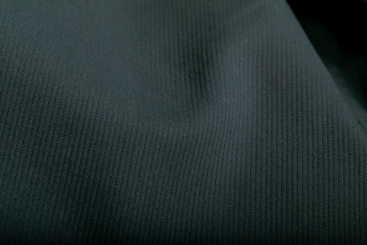 Close-up of Fir Green Pincord cotton from Pladra&