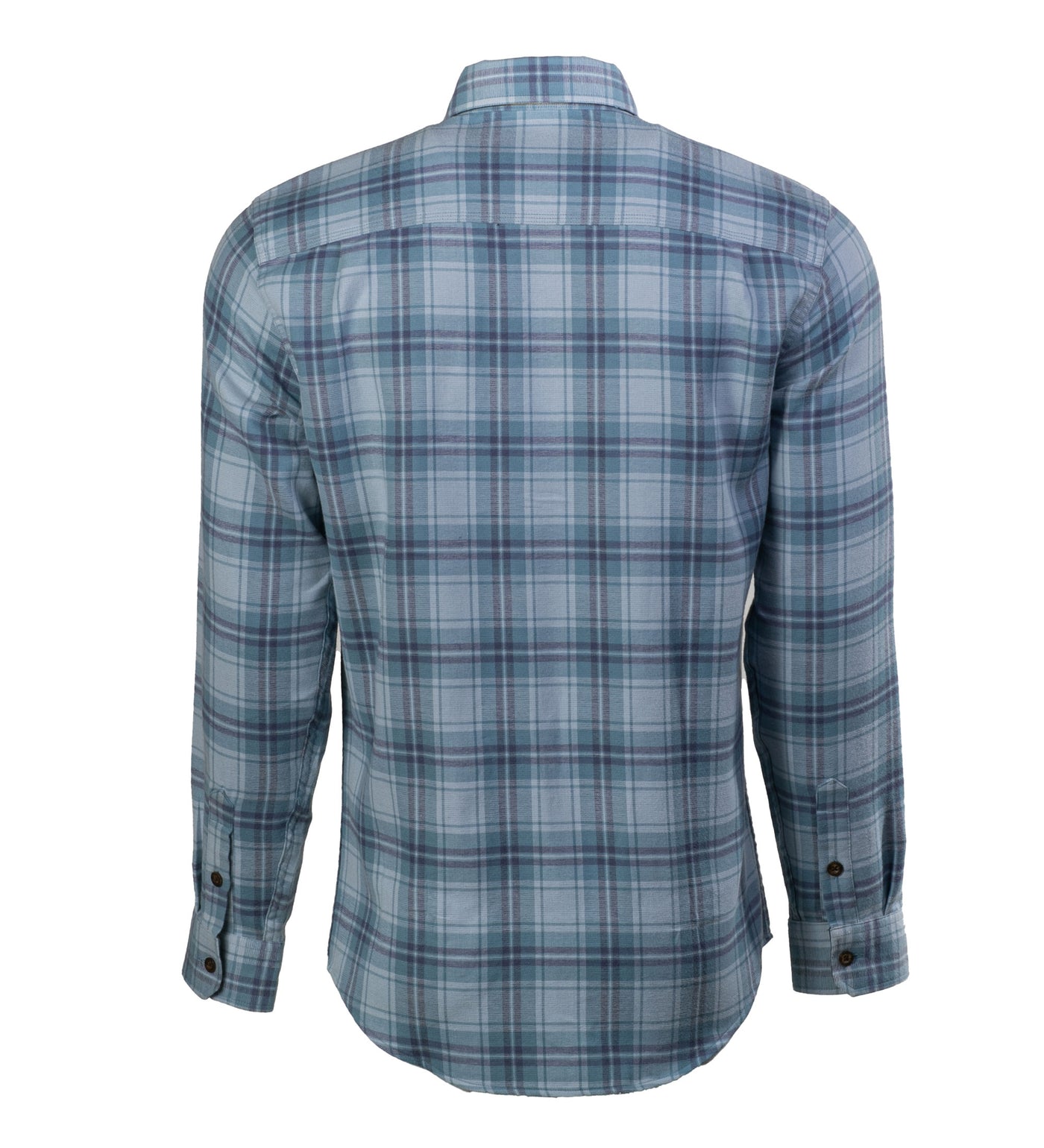 Men's Elli Every Day Double Weave Shirt- Foggy Blue