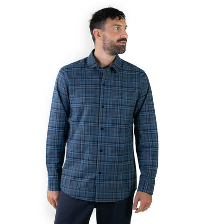 Men's Elli Every Day Flannel Shirt- Glacier Blue