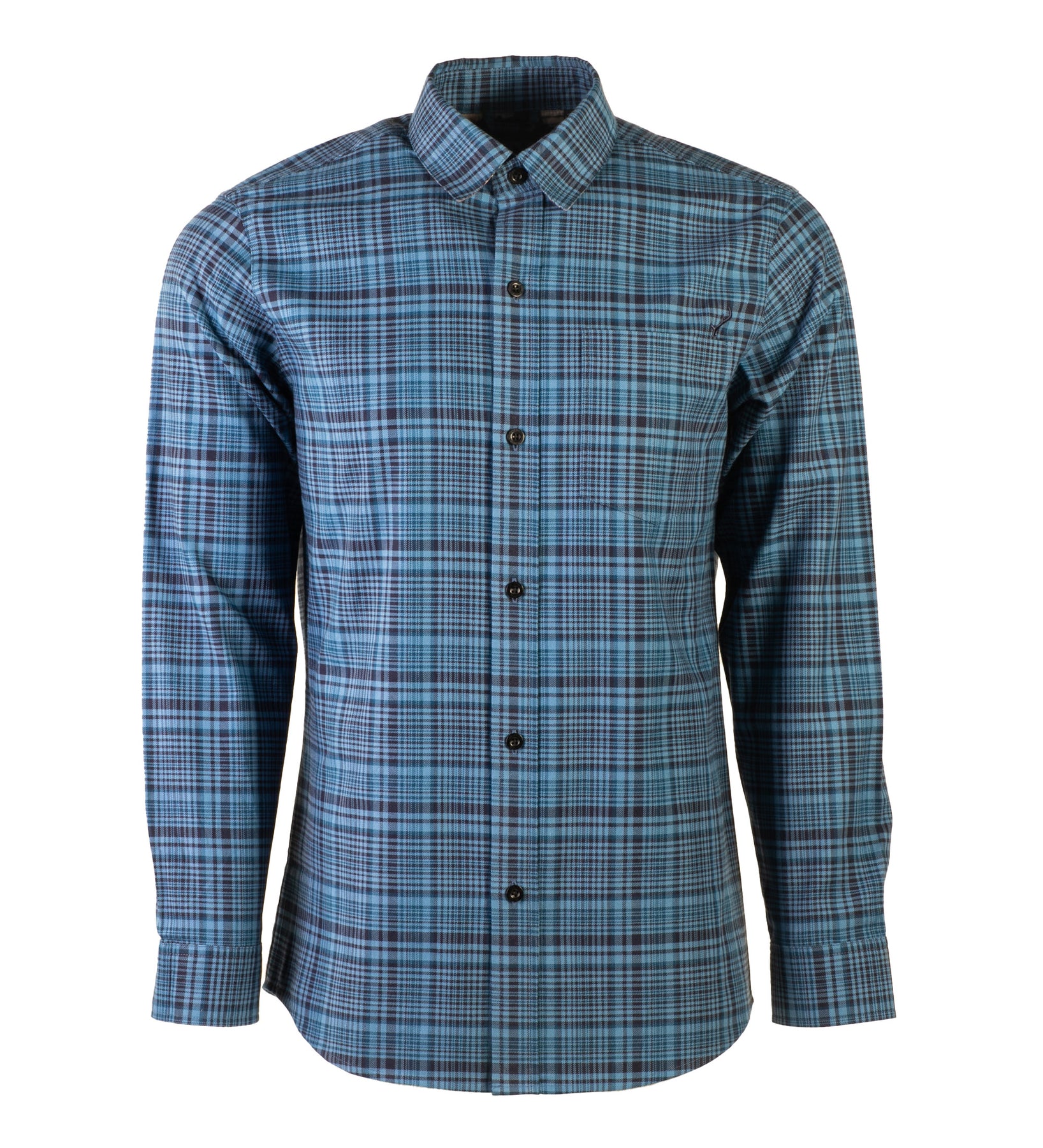 Men's Elli Every Day Flannel Shirt- Glacier Blue – Pladra