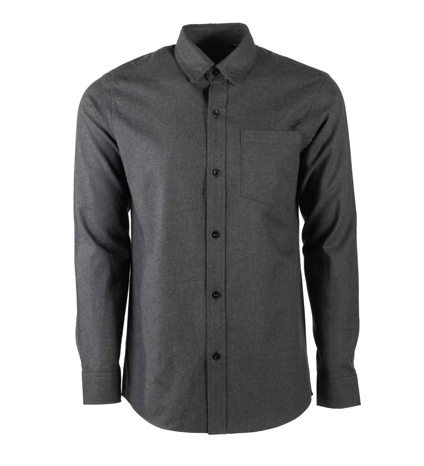 Men's Cascade Flannel Shirt - Jet Black Heather
