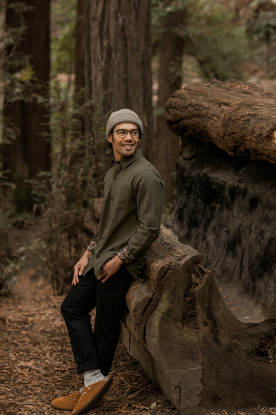 Men's Cascade Flannel Shirt - Climbing Ivy Green Heather