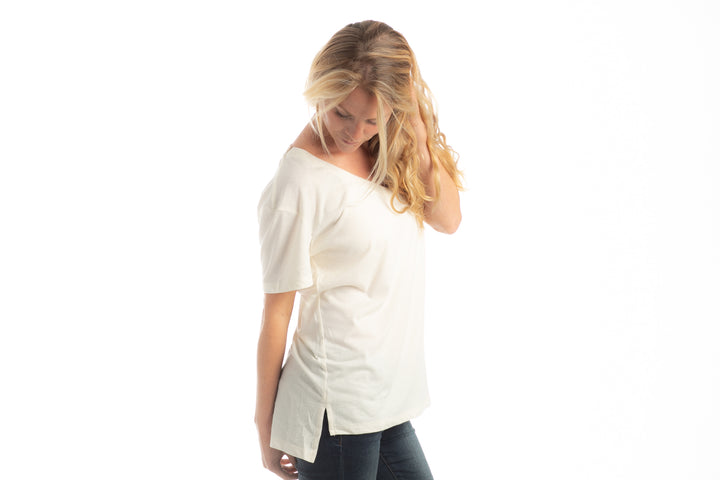 Blonde woman wears Pladra Women&