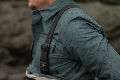 Men's Yuba Fishing Shirt - Flies Print