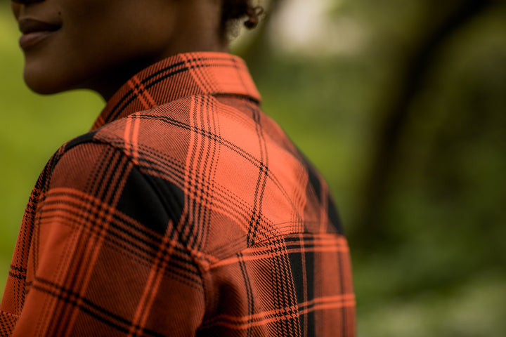 A close-up of a person wearing the Women&