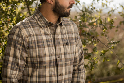 Men's Elli Every Day Flannel Shirt- Appalachian Brown