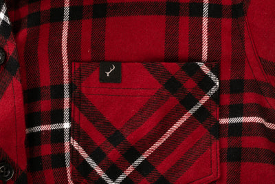 Women's Every Day Flannel Shirt- Rocky Red