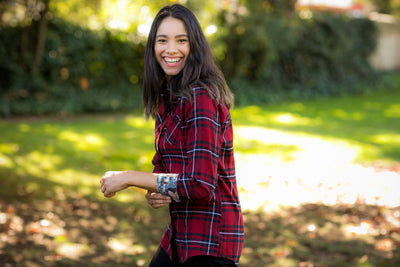 Women's Every Day Flannel Shirt- Rocky Red