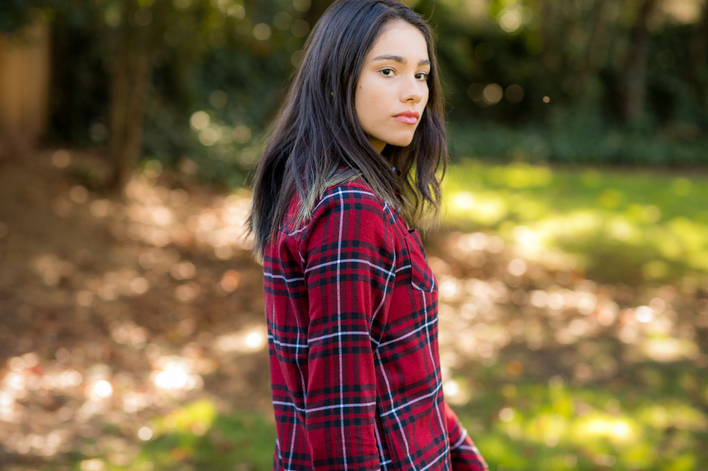 Women's Every Day Flannel Shirt- Rocky Red