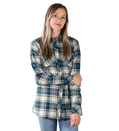 Women's Every Day Flannel Shirt- Aspen Green