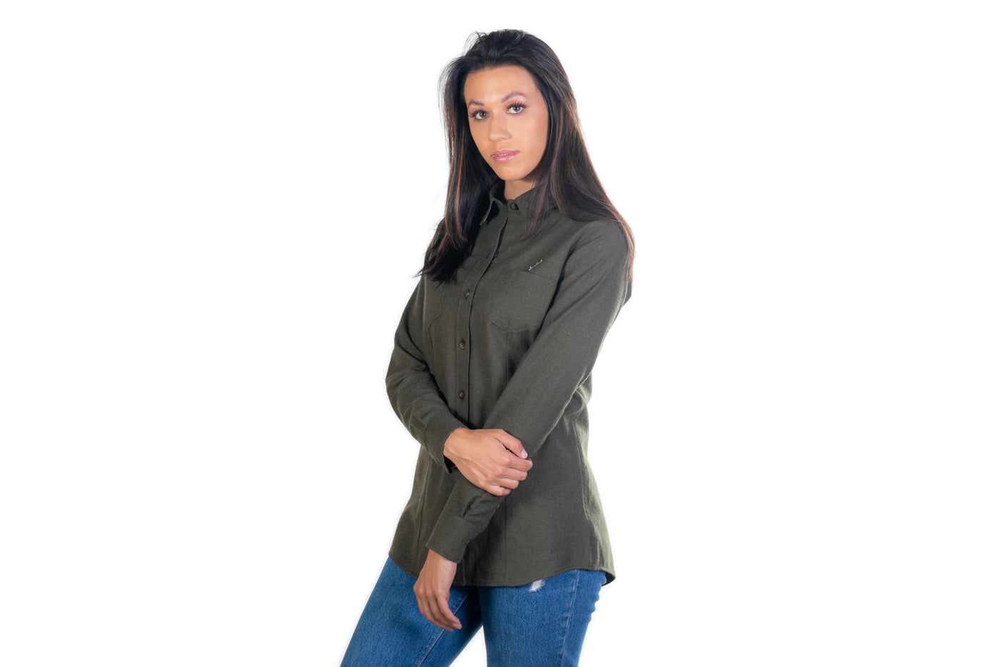 Women's Cascade Flannel Shirt - RP Climbing Ivy Green Heather