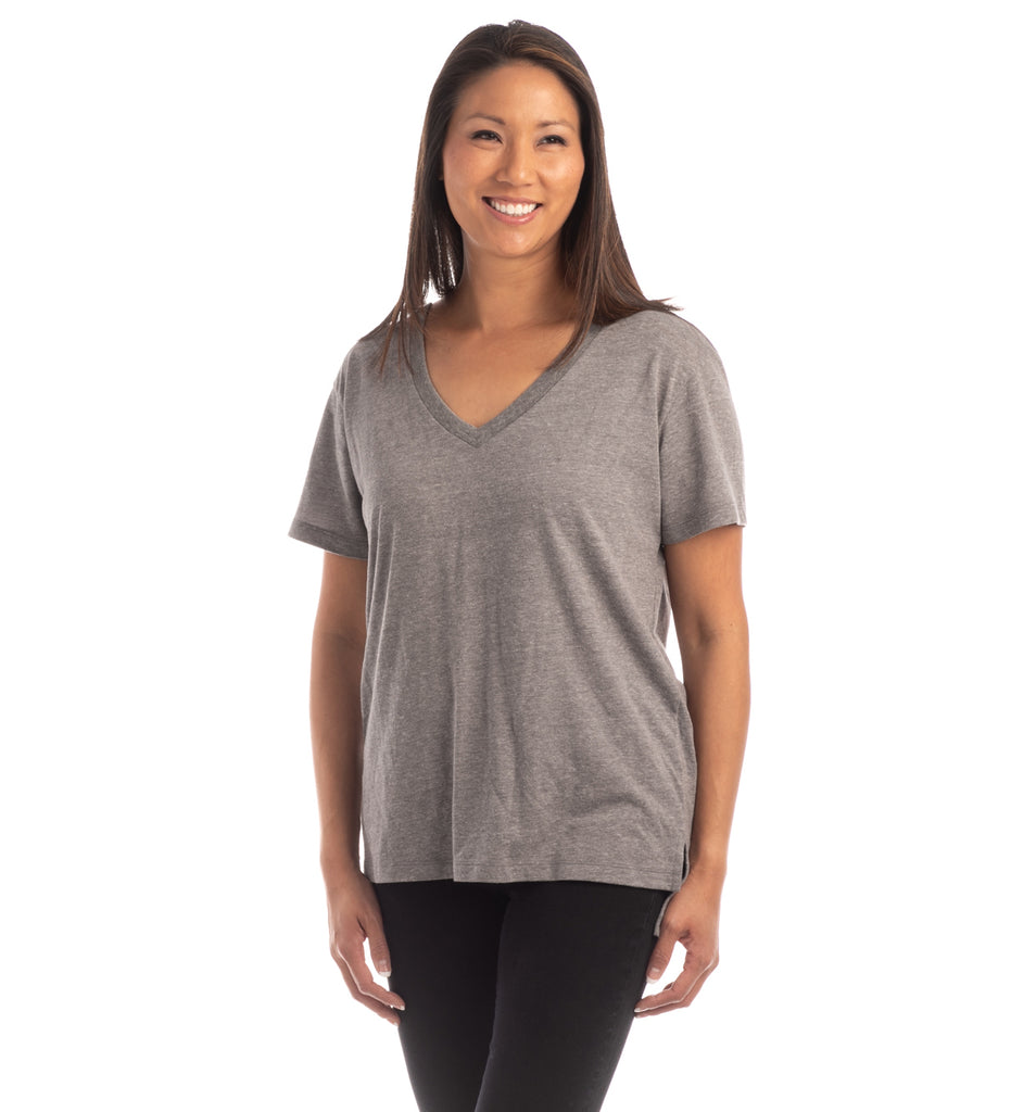 tri blend v neck