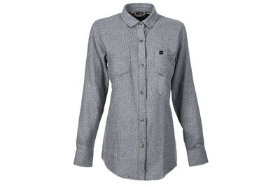 Women's Cascade Flannel Shirt - Granite Grey