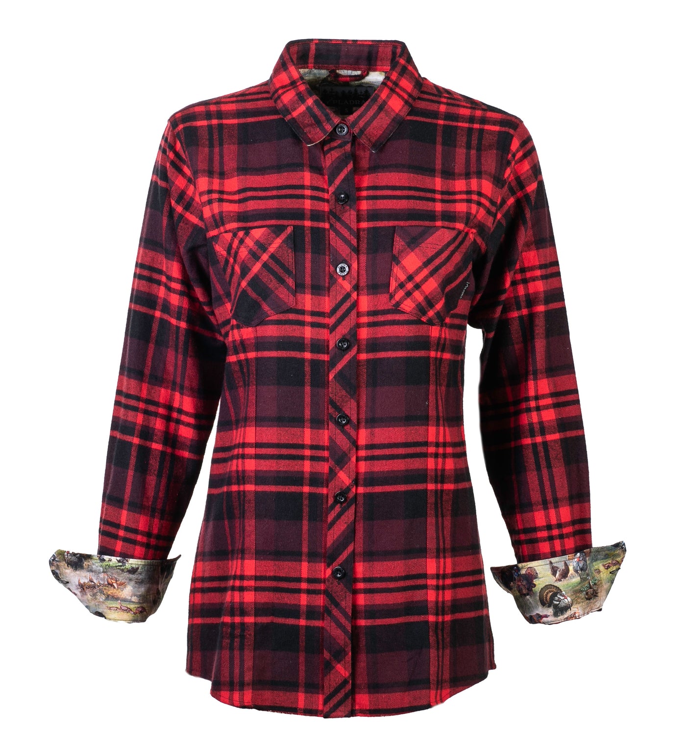 Women's Every Day Flannel Shirt- Western Red