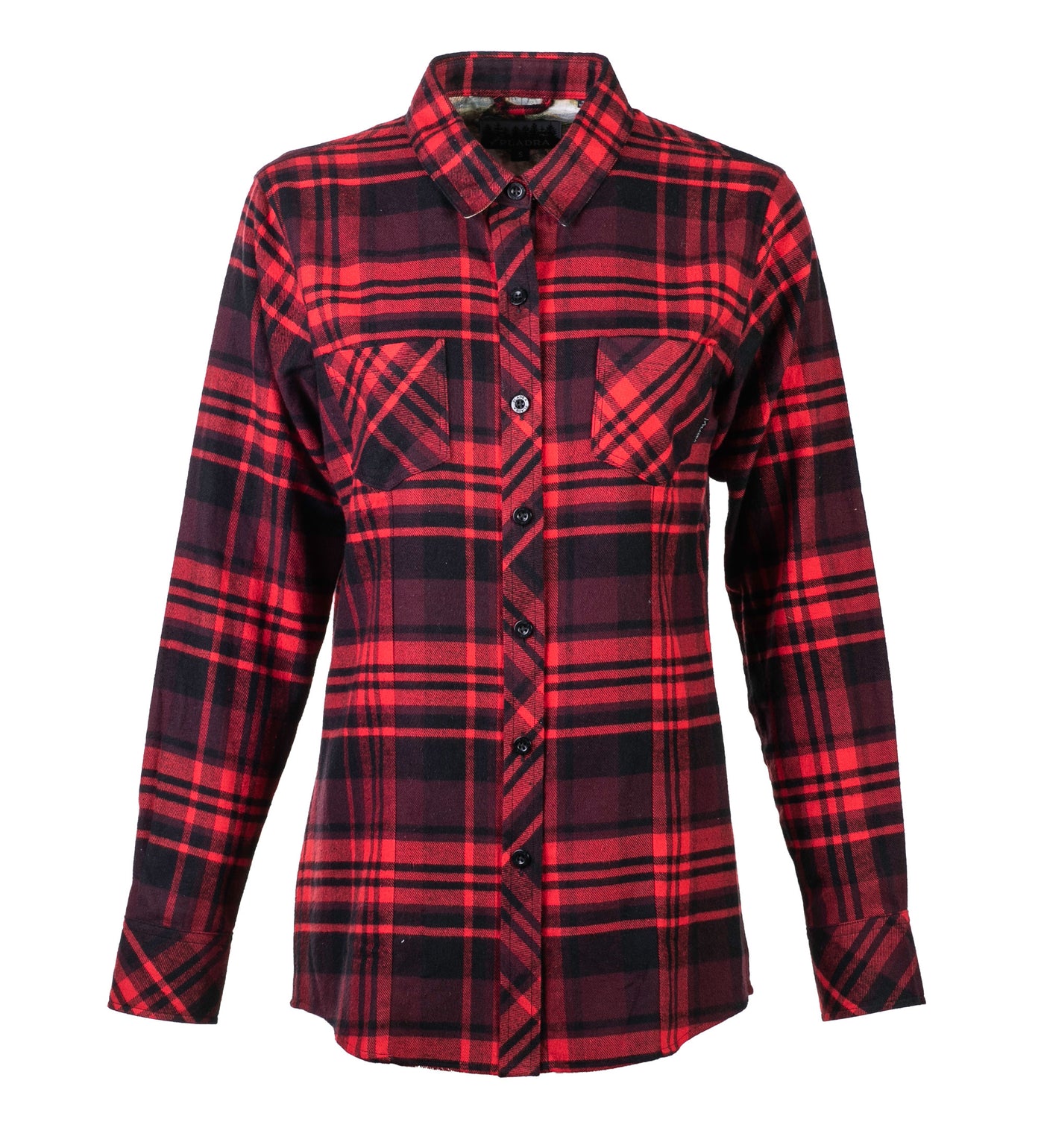 Women's Every Day Flannel Shirt- Western Red – Pladra