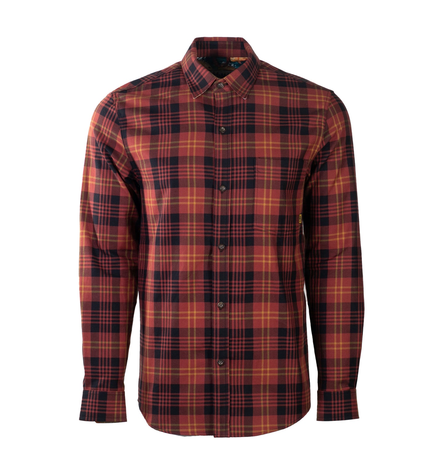 Men's Cypress Every Wear Flannel Shirt- Watershed Red