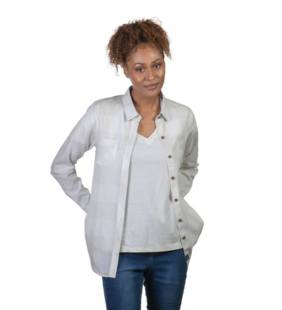 Women's Breeze Shirt- Whisper Grey
