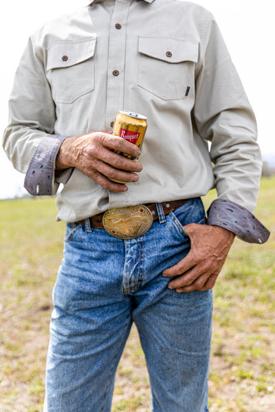Men's Leon Workhorse Shirt - Tulsa Tan Pincord